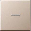 Jung A500 A590KO5CH Клавиша одиночная с линзой (шампань)