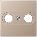 Jung A500 A561PLTVCH Крышка розетки телевизионной (TV+Radio, шампань)