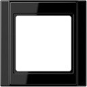 Jung A500 A581SW Рамка 1-постовая (универсальная, черная)