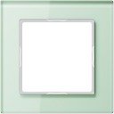 Jung A creation AC581GLWMT Рамка 1-постовая (универсальная, стекло, белая матовая)