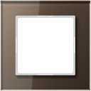 Jung A creation AC581GLMO Рамка 1-постовая (универсальная, стекло, мокко)