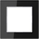 Jung A creation AC581GLSW Рамка 1-постовая (универсальная, стекло, черная)
