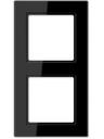 Jung A creation AC582SW Рамка 2-постовая (универсальная, черная)