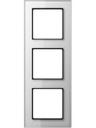 Jung A creation AC583GLWW Рамка 3-постовая (универсальная, стекло, белая)