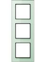 Jung A creation AC583GLWMT Рамка 3-постовая (универсальная, стекло, белая матовая)