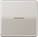 Jung CD500 CD590KO5PT Клавиша одиночная c линзой (платина)