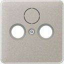 Jung CD500 CD561SATPT Крышка розетки телевизионной (TV+Radio+(SAT), платина)