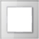 Jung A creation AC581GLWW Рамка 1-постовая (универсальная, стекло, белая)