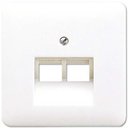 Jung CD500 CD569-2UAWW Крышка розетки телефонной/компьютерной (2xRJ11/RJ45, белая)