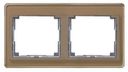 Jung SL500 SL5820GB Рамка 2-постовая (горизонтальная, бронза)