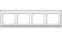 Jung SL500 SL5840WW Рамка 4-постовая (горизонтальная, белая)