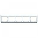 Jung SL500 SL5850WW Рамка 5-постовая (горизонтальная, белая)