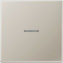 Jung LS metal ES2990KO5 Клавиша одиночная с линзой (сталь)