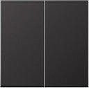 Jung LS metal AL2995D Клавиша двойная (dark)