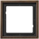 Jung LS metal ME2981AT Рамка 1-постовая (универсальная, античная латунь)
