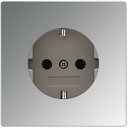 Jung LS metal GCR2520 Розетка с заземляющим контактом (16 А, под рамку, скрытая установка, хром)