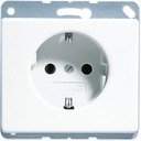 Jung SL500 SL520WW Розетка с заземляющим контактом (16 А, под рамку, скрытая установка, белая)