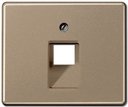 Jung SL500 SL569-1UAGB Крышка розетки телефонной/компьютерной (RJ11/RJ45, бронза)
