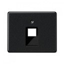 Jung SL500 SL569-1UASW Крышка розетки телефонной/компьютерной (RJ11/RJ45, черная)