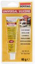 Soudal Universal Silicone 120031 Герметик силиконовый универсальный (белый, 60 мл)