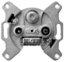 Jung S4110 Розетка телевизионная (TV+R+SAT, механизм, скрытая установка, проходная)