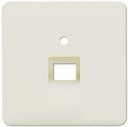 Jung CD500 569-1UA Крышка розетки телефонной/компьютерной (RJ11/RJ45, слоновая кость)