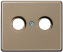 Jung SL500 SL561TVGB Крышка розетки телевизионной (TV+Radio, золотая бронза)
