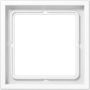 Jung LS Zero LSZ981BFWW Рамка 1-постовая (универсальная, ударопрочная, белая)