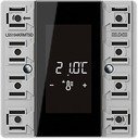 Jung LS5194KRMTSD Контроллер-дисплей комнатный KNX 4 группы (скрытая установка, механизм)