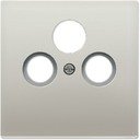 Jung LS metal ES2990SAT Крышка розетки телевизионной (TV+Radio+SAT, сталь)