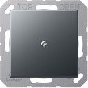 Jung A500 A590BFAANM Вывод кабеля (под рамку, скрытая установка, матовый антрацит)