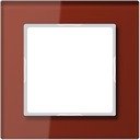 Jung A creation AC581GLRT Рамка 1-постовая (универсальная, стекло, красная)