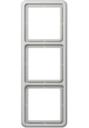 Jung CD500 CD583LG Рамка 3-постовая (универсальная, светло-серая)