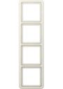 Jung CD500 CD584W Рамка 4-постовая (универсальная, слоновая кость)