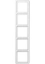 Jung CD500 CD585WW Рамка 5-постовая (универсальная, белая)