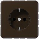 Jung CD500 CD1520BR Розетка с заземляющим контактом (16 А, под рамку, скрытая установка, коричневая)