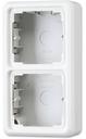 Jung CD500 CD582AWW Коробка двойная для наружного монтажа (белая)