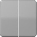 Jung CD500 CD595GR Клавиша двойная (серая)