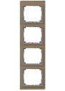 Jung SL500 SL584GB Рамка 4-постовая (вертикальная, бронза)
