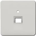 Jung CD500 CD569-1UALG Крышка розетки телефонной/компьютерной (RJ11/RJ45, светло-серая)