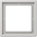 Jung LS Zero LSZ981BFLG Рамка 1-постовая (универсальная, ударопрочная, светло-серая)