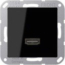 Jung MAA1112SW Розетка информационная (HDMI, под рамку, скрытая установка, черная)