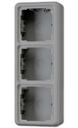 Jung CD500 CD583AGR Коробка тройная для наружного монтажа (серая)