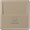 Jung CD500 CD590CARDGB-L Накладка карточного выключателя (золотая бронза)