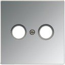 Jung LS metal GCR2990TV Крышка розетки телевизионной (TV+Radio, хром)