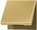 Jung LS990 ME2990KLC Рамка 1-постовая с крышкой (латунь)
