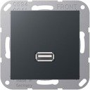 Jung MAA1122ANM Розетка USB (USB, под рамку, скрытая установка, матовый антрацит)