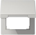 Jung LS990 LS990KLLG Рамка 1-постовая с крышкой (светло-серая)