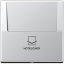 Jung AL2990CARD Накладка карточного выключателя (алюминий)