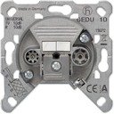 Jung GEDU10 Розетка телевизионная (TV+Radio, механизм, скрытая установка, проходная)